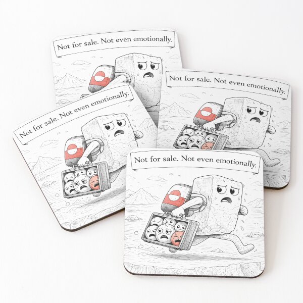 Item preview, Not for Sale – Not Even Emotionally (Funny Boundaries Cartoon) designed and sold by ComedyInkFactor.