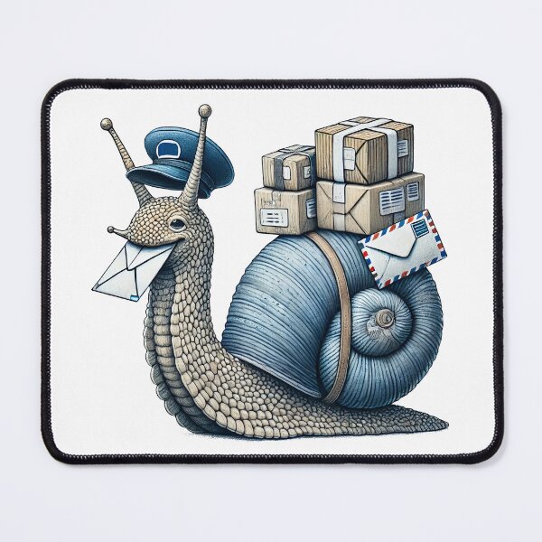 Item preview, Cute Snail Mail Postal Worker designed and sold by TeeARTHY.