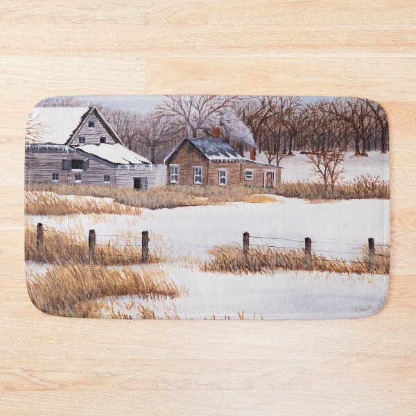 Item preview, Snow Storm at the Farm  designed and sold by Matt Starr Fine Art .