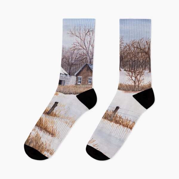 Item preview, Snow Storm at the Farm  designed and sold by Matt Starr Fine Art .