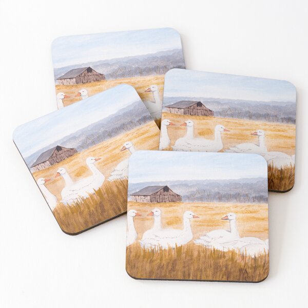 Item preview, Geese at the Farm  designed and sold by Matt Starr Fine Art .