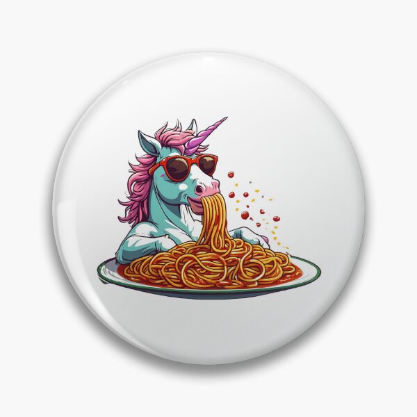 Item preview, I Came. I Saw. I Spaghetti’d. Unicorn meets meme meets pasta designed and sold by Pixelzo.