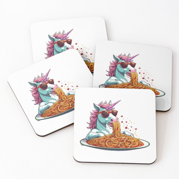 Item preview, I Came. I Saw. I Spaghetti’d. Unicorn meets meme meets pasta designed and sold by Pixelzo.