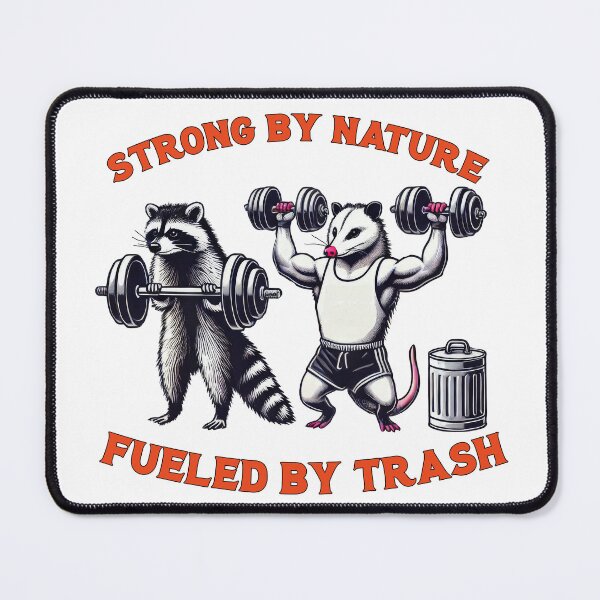 Item preview, Strong by Nature Fueled by Trash Fitness Humor designed and sold by TeeARTHY.