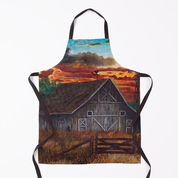 Item preview, Old Barn at Sunset designed and sold by Matt Starr Fine Art .