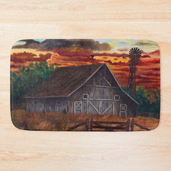 Item preview, Old Barn at Sunset  designed and sold by Matt Starr Fine Art .