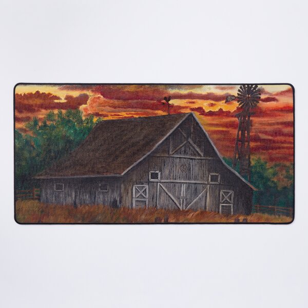 Item preview, Old Barn at Sunset  designed and sold by Matt Starr Fine Art .