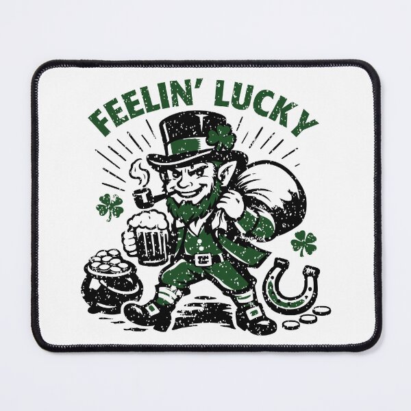 Item preview, Feelin’ Lucky Leprechaun – St. Patrick’s Day Graphic designed and sold by Weasel Graphix.
