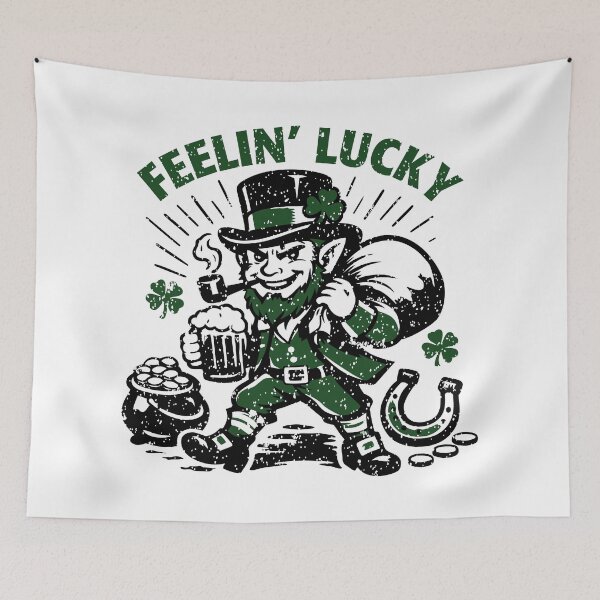 Item preview, Feelin’ Lucky Leprechaun – St. Patrick’s Day Graphic designed and sold by Weasel Graphix.