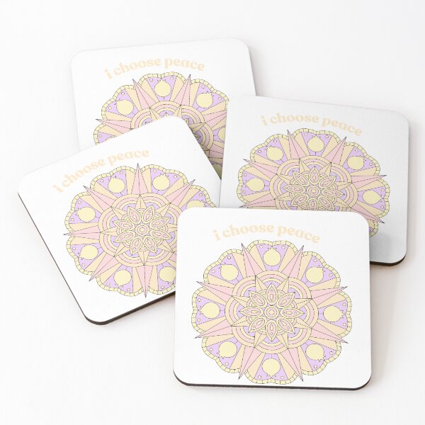 Item preview, I choose peace- Minimalist Mandala Shirt for Mindful Living designed and sold by CalmMandala.