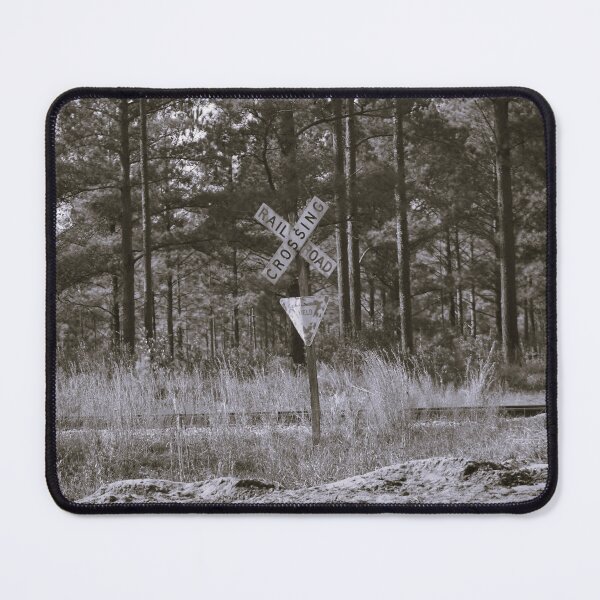 Item preview, Railroad Tracks in a Forest Clearing designed and sold by Cynthia48.