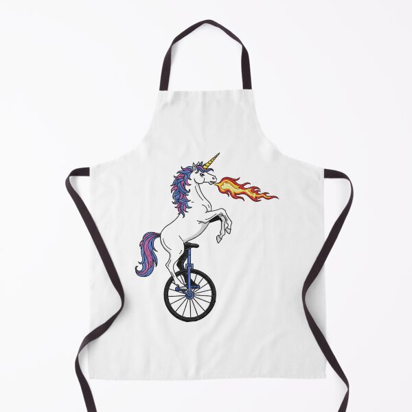 Item preview, Fire Breathing Unicorn Riding a Unicycle designed and sold by TeeARTHY.