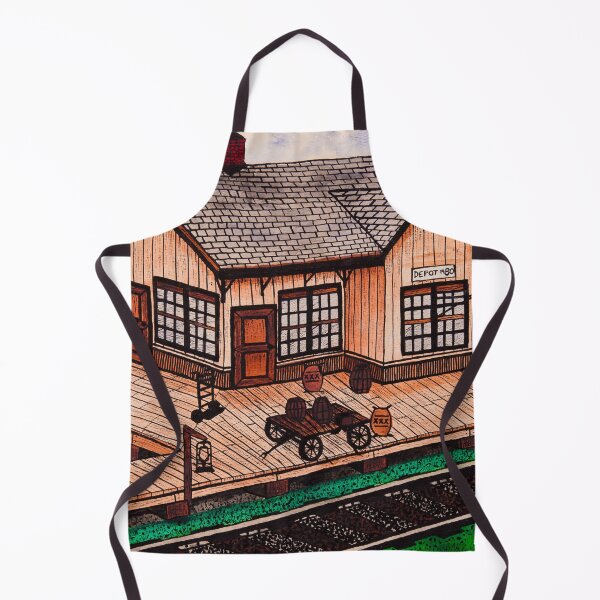 Item preview, Historic Train Station designed and sold by Matt Starr Fine Art .