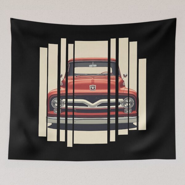 Item preview, For F100 Pickup Truck, 1956 vintage, retro, bold and iconic F100 10 designed and sold by Neon G.