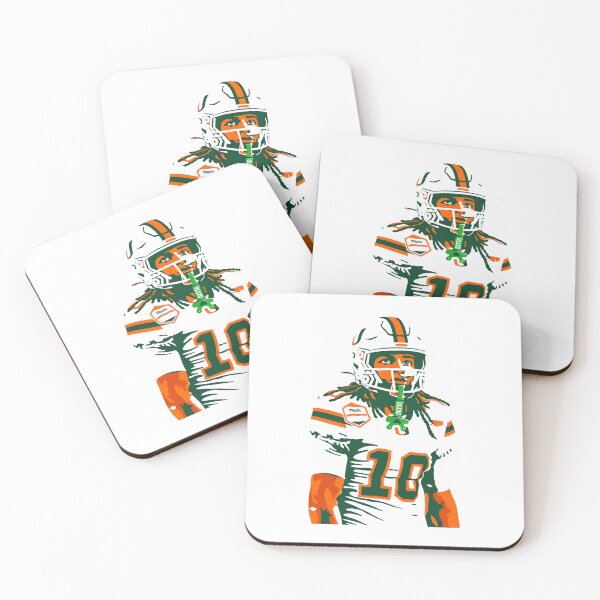 Item preview, Malachi Toney Miami Hurricanes #10 Minimalist Football Art designed and sold by TheArtOfCar.