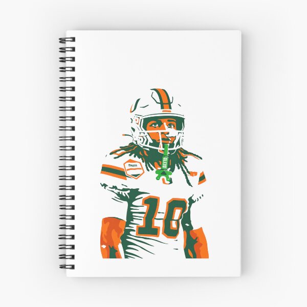 Item preview, Malachi Toney Miami Hurricanes #10 Minimalist Football Art designed and sold by TheArtOfCar.