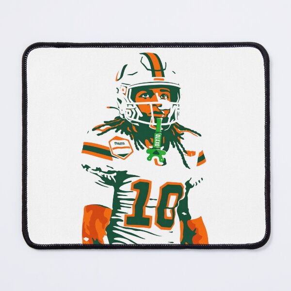 Item preview, Malachi Toney Miami Hurricanes #10 Minimalist Football Art designed and sold by TheArtOfCar.