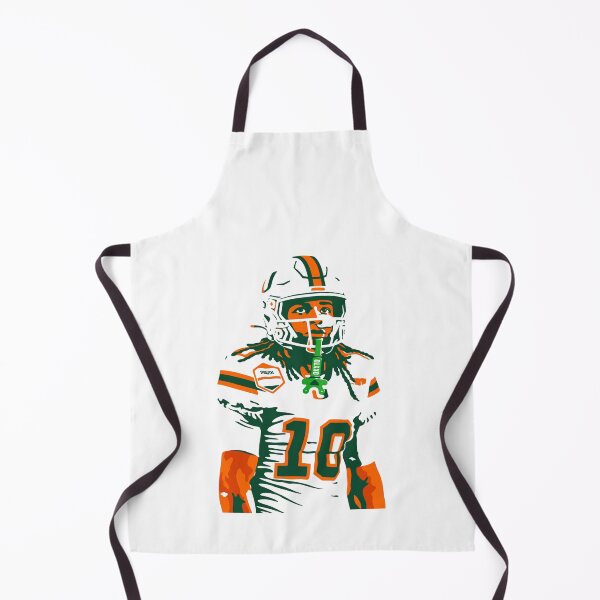 Item preview, Malachi Toney Miami Hurricanes #10 Minimalist Football Art designed and sold by TheArtOfCar.