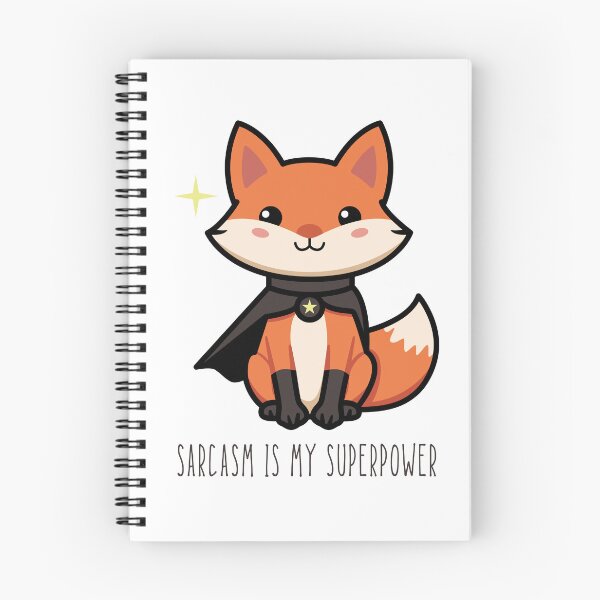 Item preview, Sarcasm is my superpower - cute foxy designed and sold by valerko26.