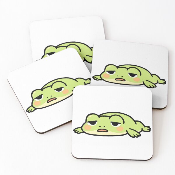 Item preview, Tired Frog Big Mood designed and sold by CozyCritterShop.