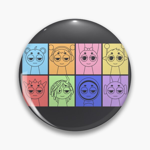 Item preview, Sprunkies Colorful Characters designed and sold by ale21diaz.