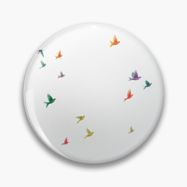 Item preview, Vibrant Sky Dance Colorful Flying Birds designed and sold by Posiheal26.