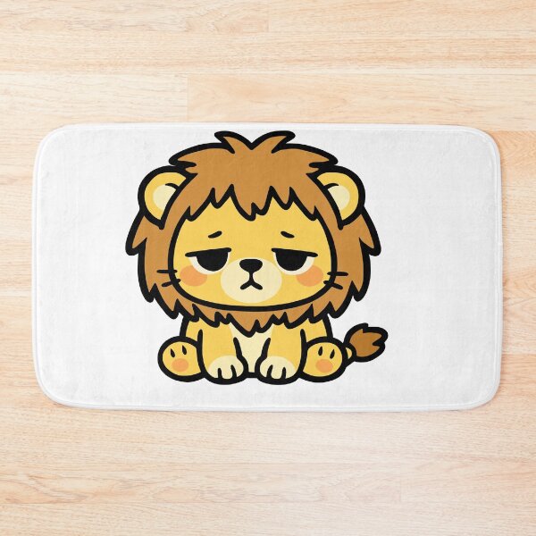 Item preview, Tired Lion Big Mood designed and sold by CozyCritterShop.