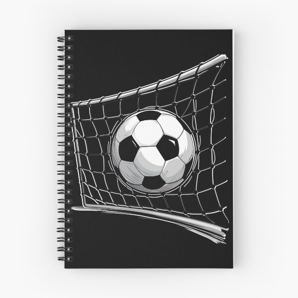 Item preview, Pure Football Object Soccer Ball Hitting Goal Net Illustration designed and sold by Timowo Studio | Fine Line Wildlife Art & Modern Nature Graphics.