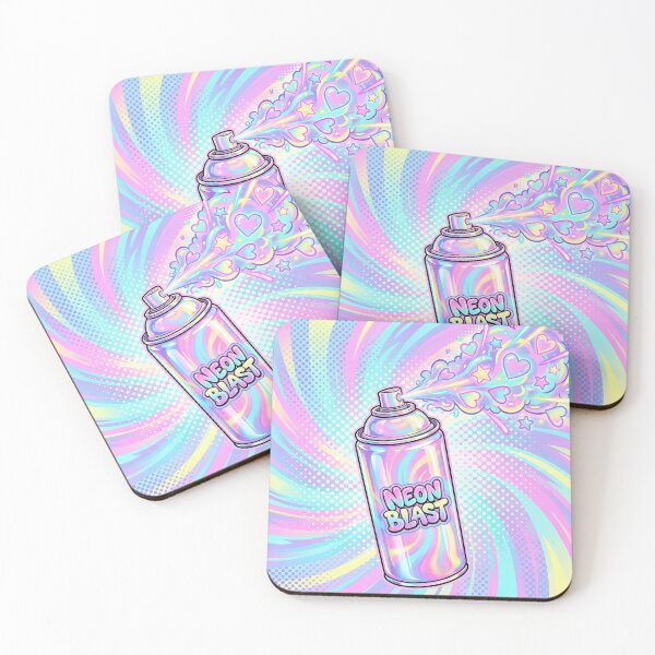 Item preview, Neon blast spray can designed and sold by Chaos-Approved.