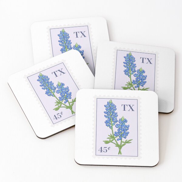 Item preview, Texas Bluebonnet Stamp designed and sold by Mirandalab.