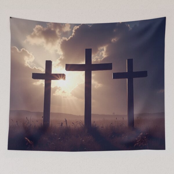 Item preview, Three Crosses at Calvary - Darkness Over the Land designed and sold by Pastor Reeves Studio.