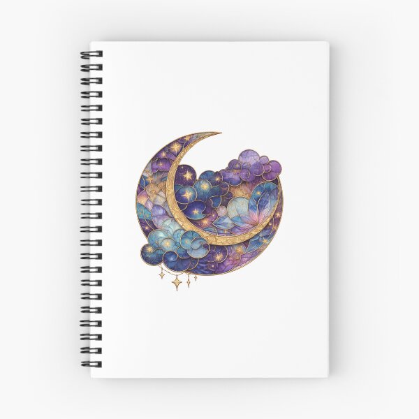 Item preview, Stained Glass Moon And Stars designed and sold by Mirandalab.