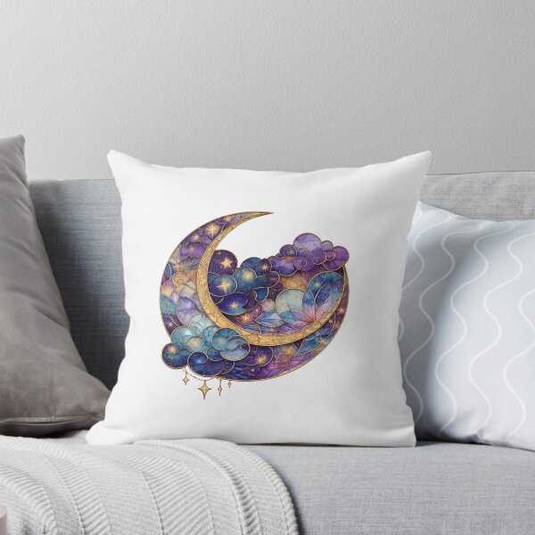 Item preview, Stained Glass Moon And Stars designed and sold by Mirandalab.