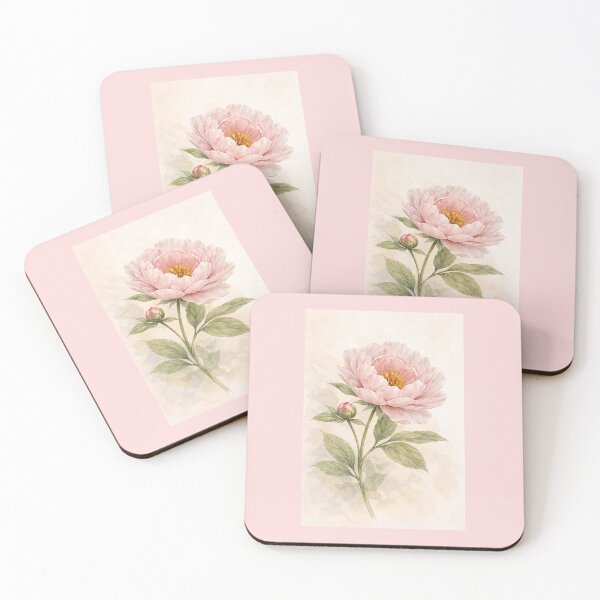 Item preview, Single Spring Bloom — Peony designed and sold by Novel Works Studio.