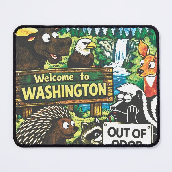 Item preview, Washington Wildlife – Out of Odor Skunk Cartoon Souvenir designed and sold by purrtees.