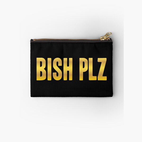 Item preview, Bish Plz, Gold Bold Memes designed and sold by Memes N Lore .