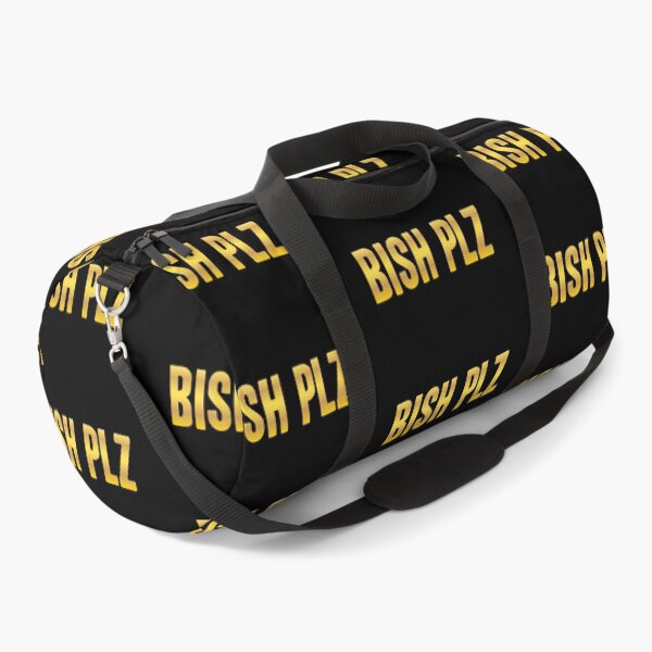 Item preview, Bish Plz, Gold Bold Memes designed and sold by Memes N Lore .