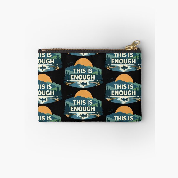 Item preview, This Is Enough Calm Motivation Design designed and sold by TeeTimeTreasure.