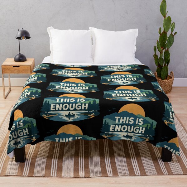 Item preview, This Is Enough Calm Motivation Design designed and sold by TeeTimeTreasure.
