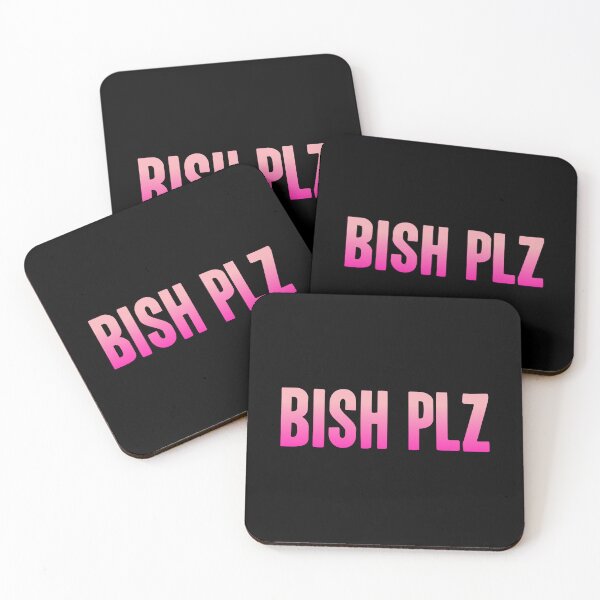 Item preview, Bish Plz, Pink Bold Memes designed and sold by Memes N Lore .