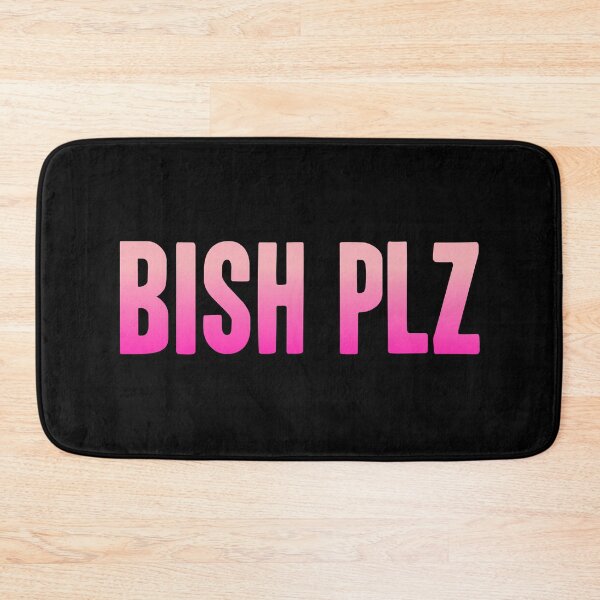 Item preview, Bish Plz, Pink Bold Memes designed and sold by Memes N Lore .