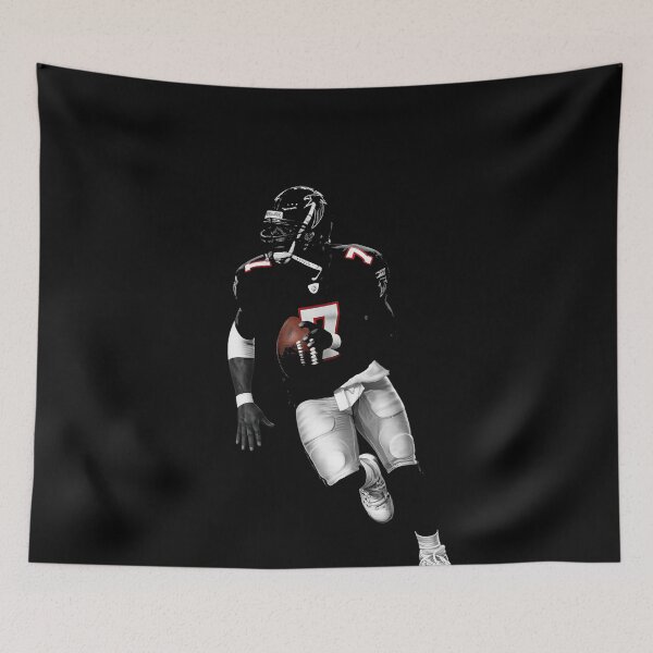 Item preview, Michael Vick Atlanta Falcons #7 Monochrome Speed Art designed and sold by TheArtOfCar.
