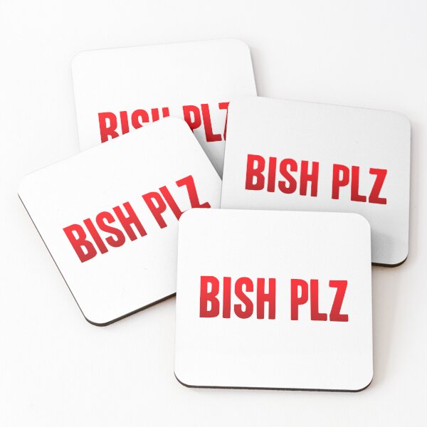Item preview, Bish Plz, Red Bold Memes designed and sold by Memes N Lore .
