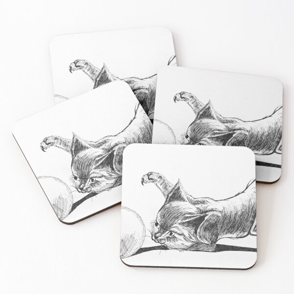 Item preview, Kitten playing ball designed and sold by Matt Starr Fine Art .