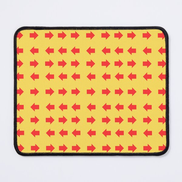Item preview, Red Alternating Arrows on Yellow background pattern designed and sold by fev-rocks.