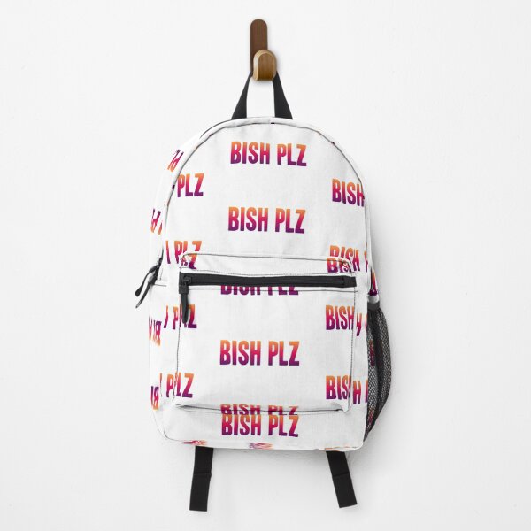 Item preview, Bish Plz, Sunset Gradient Bold Memes designed and sold by Memes N Lore .