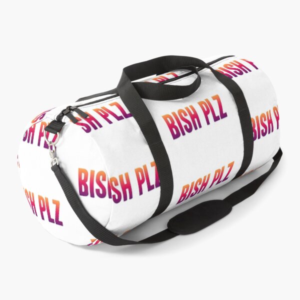 Item preview, Bish Plz, Sunset Gradient Bold Memes designed and sold by Memes N Lore .