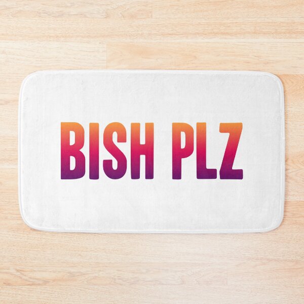 Item preview, Bish Plz, Sunset Gradient Bold Memes designed and sold by Memes N Lore .