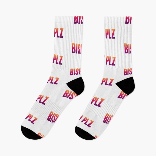 Item preview, Bish Plz, Sunset Gradient Bold Memes designed and sold by Memes N Lore .