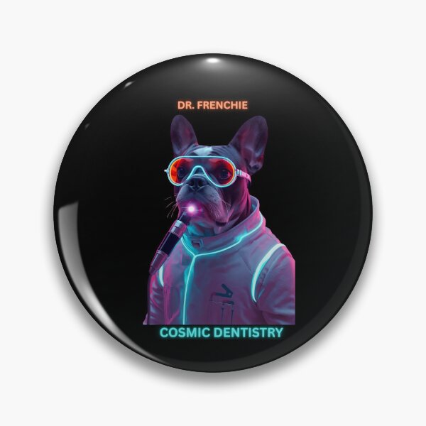 Item preview, French Bulldog Dentist Fixing Galaxy Smiles In Space designed and sold by Canine Cosmos.